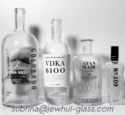 comprar garrafa de vidro do Tequila 0.75L com a impressão da rolha de vidro ISO14001 dourada online manufacture