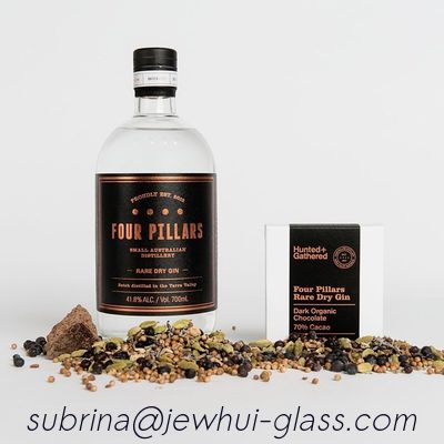 comprar Rum Vodka 21.5MM Garrafa de gin de vidro 850g rolha de vidro oca Fabricação em linha