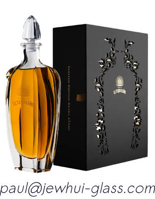 comprar Extra Añejo, Reposado, Tequila Prata Garrafa de Vidro, Garrafa de Vidro Super Flint com Rolhas de Vidro Fabricação em linha