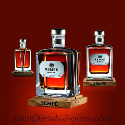 comprar Super Flint Diamond Cut Glass Decanter, XO, brandy, Vodka Liquor Gin Rum Tequila Whisky Brandy Spirit Garrafa de vidro com rolhas de vidro sólido Fabricação em linha