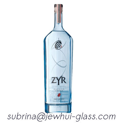 comprar Garrafa vazia de vidro superior ZYR da vodca com a tela que imprime a garrafa da vodca 1000ml online manufacture