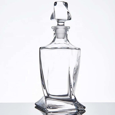 comprar Filtros de vidro do licor claro da garrafa 750ml do filtro do licor da torção com bujões online manufacture