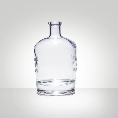 Bom preço Garrafa contínua de revestimento azul parcial do Tequila da rolha de vidro 750ml da garrafa de vidro do Tequila on-line