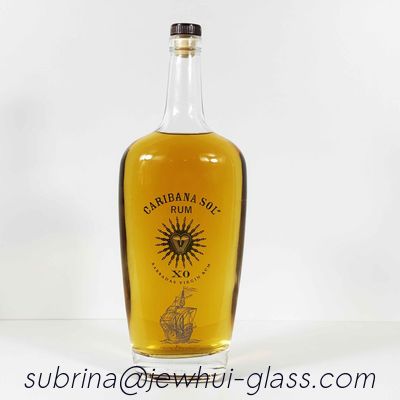 Bom preço 1000ml  Whisky Glass Bottle, Super Flint,  Australian Rum on-line