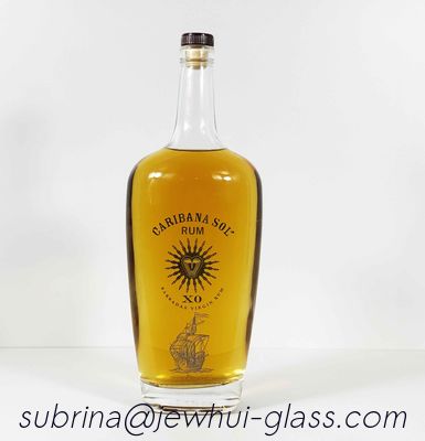 Bom preço Garrafa de Vidro de Whisky de 1000ml, Super Flint, Rum Australiano on-line