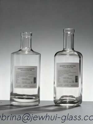 Bom preço 750 ml de garrafa de vidro de vodka - Personalização, garrafa de vidro Super Flint, garrafa de luxo on-line