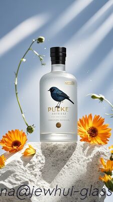 Bom preço 750 ml de garrafa de vidro de vodka - Personalização, garrafa de vidro Super Flint, garrafa de luxo on-line