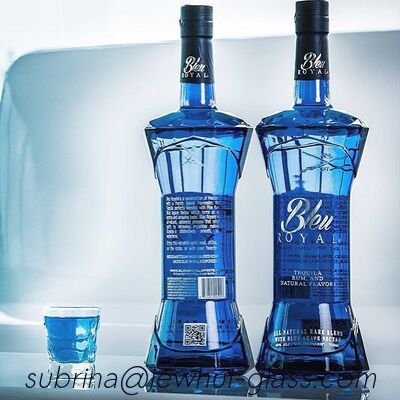 Bom preço Garrafa de vidro de Vodka Blue Royal de 750ml on-line
