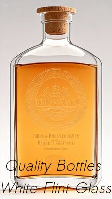 Bom preço Bordas Laterais Sólidas para Xo, Brandy, Whisky Garrafa de Vidro de Alta Qualidade on-line