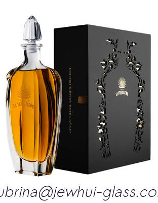 Bom preço Extra Añejo, Reposado, Tequila Prata Garrafa de Vidro, Garrafa de Vidro Super Flint com Rolhas de Vidro on-line