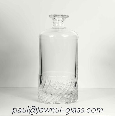 Bom preço Galvanização dourada da garrafa de vidro da garrafa da garrafa de Crystal Glass Stopper Brandy Glass on-line