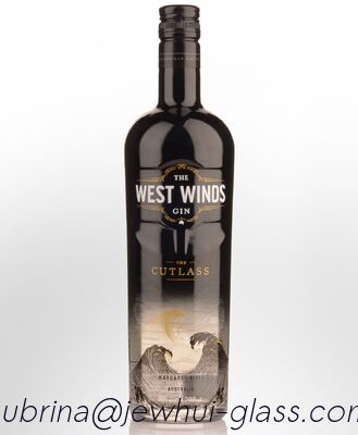 Bom preço Garrafa de vidro de gin clássica perfeita para destiladores artesanais e exportadores de bebidas com vidro grosso e acabamento elegante on-line