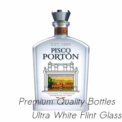 Bom preço Garrafas de Vidro de Pisco Permu de 750ml on-line