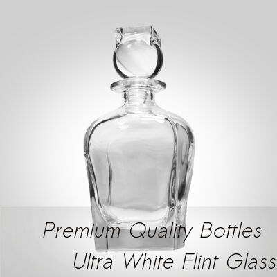Bom preço Super Flint Diamond Cut Glass Decanter, XO, brandy, Vodka Liquor Gin Rum Tequila Whisky Brandy Spirit Garrafa de vidro com rolhas de vidro sólido on-line