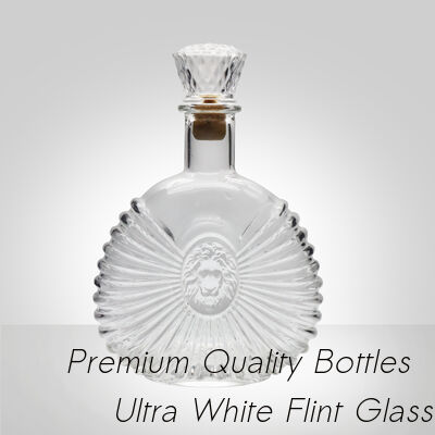 Bom preço Super Flint Diamond Cut Glass Decanter, XO, brandy, Vodka Liquor Gin Rum Tequila Whisky Brandy Spirit Garrafa de vidro com rolhas de vidro sólido on-line