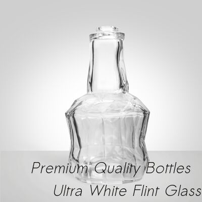 Bom preço Super Flint Diamond Cut Glass Decanter, XO, brandy, Vodka Liquor Gin Rum Tequila Whisky Brandy Spirit Garrafa de vidro com rolhas de vidro sólido on-line