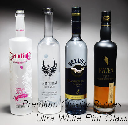 Bom preço 200 ml 500 ml 1750 ml Garrafa de Espírito em Vidro Letras em Reboco 209 Garrafa de Vidro Gin on-line