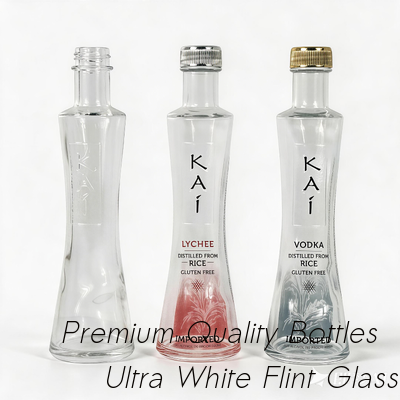 Bom preço Garrafas de vidro de metalização dourada de 50 ml/100 ml/ 500 ml/ 700 ml on-line