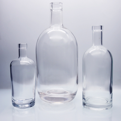Bom preço grande garrafa Flint Whiskey Rum Round Shape extra do álcool 3L on-line
