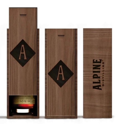 Bom preço Laser de empacotamento Logo Whiskey Packaging Boxes da caixa do licor luxuoso da caixa de madeira on-line