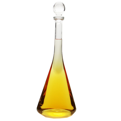 Bom preço Parcial completo superior de vidro da garrafa de vidro da garrafa 0.75L do espírito do ODM do OEM revestido on-line