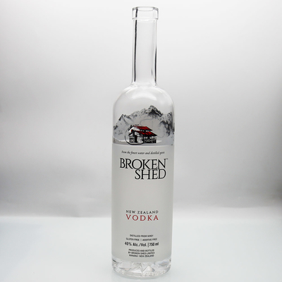 Bom preço o decalque luxuoso da garrafa dos espírito 1000ml geou garrafas de vidro decorativas on-line