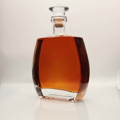 Bom preço ODM original do bujão de Brandy Bottles With Crystal Glass da tira do ouro on-line