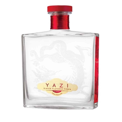 Bom preço garrafa quadrada vazia transparente do rum da garrafa 23MM da vodca 1200G on-line