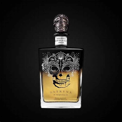 Bom preço impressão da tela do revestimento de 500ml Flint Tequila Decanter Bottle Black on-line
